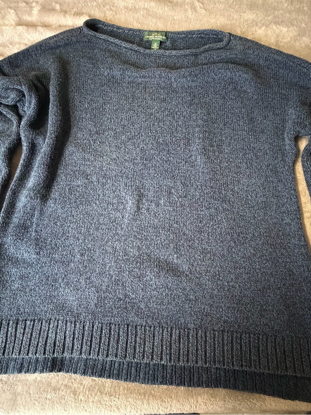 Lauren Ralph Lauren Navy Crewneck Sweater